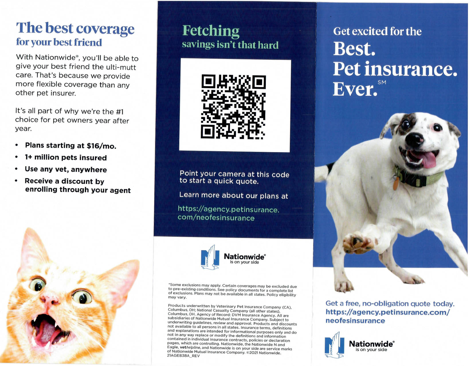 Pamphlet about Pet Insurance